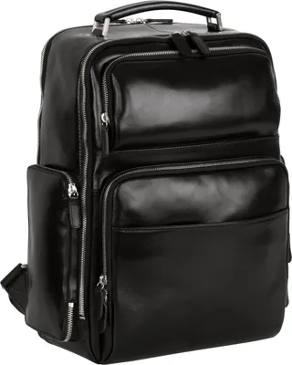 Produktbild von LEONHARD HEYDEN Laptoprucksack Rucksack mit Laptopfach Cambridge Bus Backpack Black schwarz