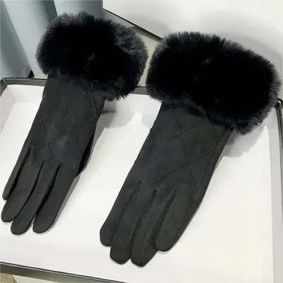 Produktbild von Damenhandschuhe JT-38942 - Elegante schwarze Handschuhe KP38942