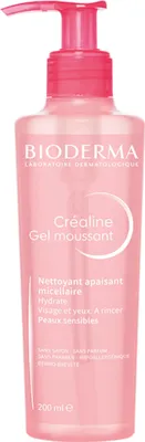 Image de Créaline Gel Nettoyant pour Peaux Sensibles (Gel Moussant), 200 ml