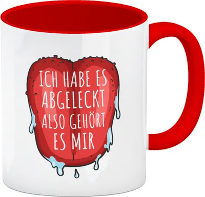 Produktbild von Ich habe es abgeleckt also gehört es mir Kaffeebecher