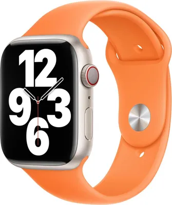 Image de Apple MR2R3ZM/A accessoire intelligent à porter sur soi Bande Orange Fluoroélastomère