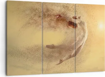 Produktbild von Bild auf Leinwand - Leinwandbild - Frau Abstraktion - 105x70cm - Wand Bild - Wanddeko - Wandbilder - Leinwanddruck - Bilder - Kunstdruck - Wanddekoration - Leinwand bilder - Wandkunst - CE105x70-4061