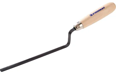 Produktbild von Fugenkelle L.180mm B.12mm gehärtet,m.Buchenholzheft STA PROMAT