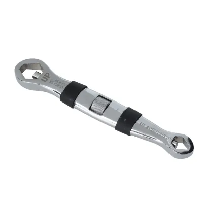 Image de Clé mixte 23 en 1, réglable, multifonctionnelle, double face, en acier au chrome-vanadium, à fourche plate, tige courte, 7–19 mm
