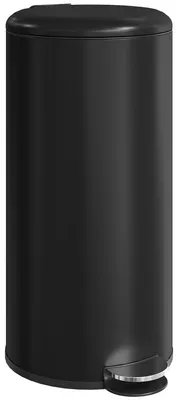 Produktbild von Mülleimer 30L Treteimer Abfalleimer mit Deckel Fußpedal Inneneimer, Soft-Close-Funktion 36 x 30 x 63,5 cm, Schwarz