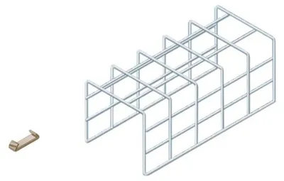 Produktbild von ridi Drahtschutzkorb SK 158 für AB-Leuchte mit Halter