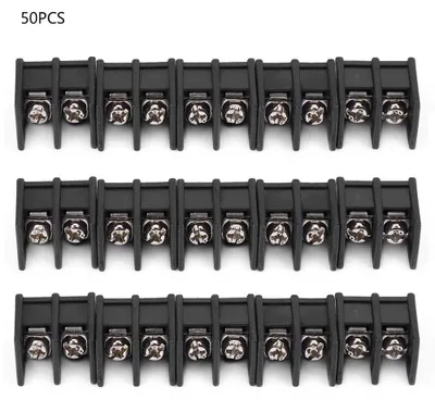50 Stk. 2-Pin 7,62 mm Klemmenblock für Leiterplatten