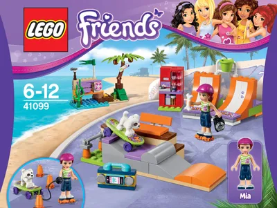 Produktbild von Lego 41099 Friends - Heartlake Skatepark