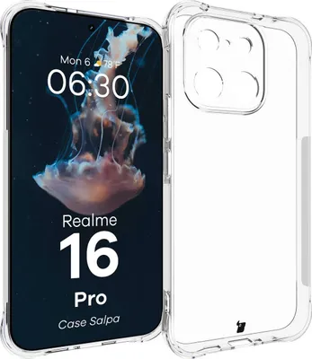 Produktbild von Flexible Handyhülle für Realme 16 Pro 5G, Bizon Case Salpa, Transparent