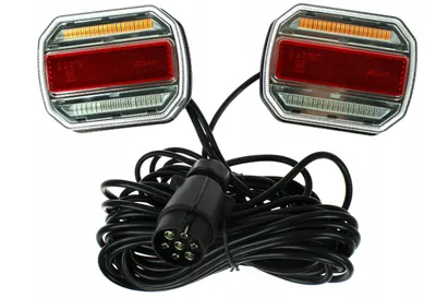 Produktbild von Magnetische LED Anhänger Rückleuchten Set für LKW & Wohnwagen 12/24V
