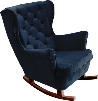 Produktbild von DomoHome Relaxsessel Armlehnensessel Armlehnen Fernsehsessel Loungesessel Polstersessel Couchsessel Armsessel Chair Wohnzimmersessel Ohrensessel | 102x81x95cm | Navy blue_29864