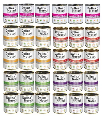 Zdjęcie produktu dla DOLINA NOTECI Premium Mokra karma dla psa Mix smaków 30 x 800g