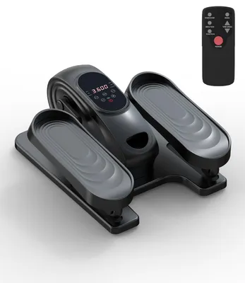 Produktbild von Mini Ellipsentrainer Untertisch, Klappbar Crosstrainer für Zuhause, 15 Stufen & 12 Programme, <15dB Leise, mit Display & Fernbedienung, Beintrainer für Senioren & Büro