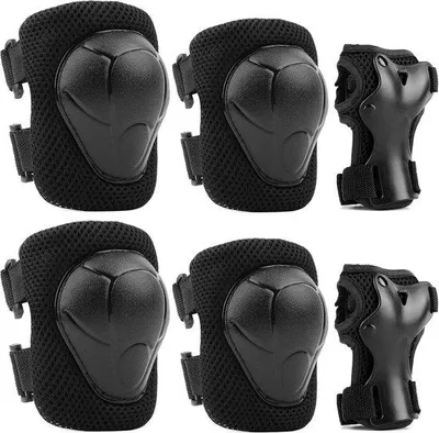 Productafbeelding van Beschermingsset Kinderen 7-in-1: Knie- en Elleboogbeschermers voor Skateboard, Skates en Fietsen (3-8 Jaar)