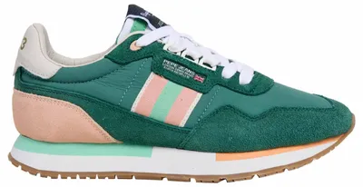 Imagen del producto de Zapatillas Pepe Jeans Aiden Tape para mujer, color verde "Ivy Green", talla 36 EU
