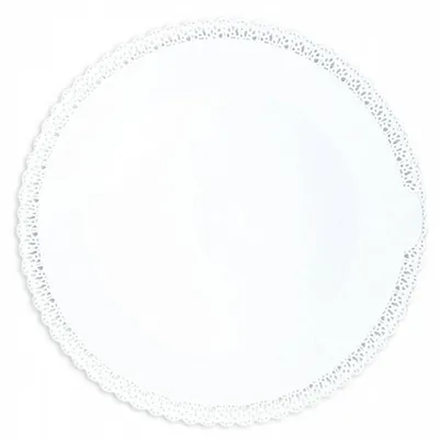 Image de Dentelle Plateau Ø 32 cm - blanc