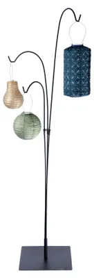 Produktbild von LUMIZ Terrace Standard Lampionständer | Schwarz | 192 cm