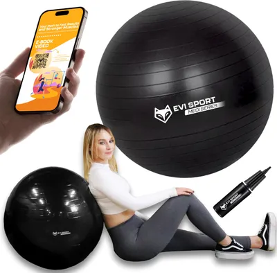 Obrázek produktu pro Rehabilitační míč gymnastický pro cvičení fitness posilovna + e-book, 75 cm