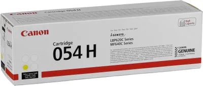 Immagine prodotto di Canon 054 H - Alta capacità - Giallo - Originale - Cartuccia di toner - per ImageCLASS LBP622Cdw, MF641CW, MF642Cdw, MF644Cdw