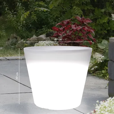 Produktbild von Blumenkübel beleuchtet "Shining Classic Pot" XM inkl. LED Warmweiß E27