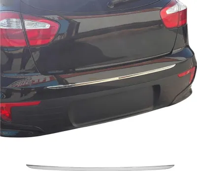 Image de Arrière coffre couvercle moulure pour Kia Rio 5Portes 2007-2023 en acier chromé