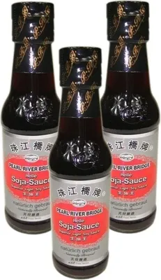 Produktbild von 3er Pack PEARL RIVER BRIDGE Superior Helle Sojasauce (3x 150ml) | Light Soy Sauce