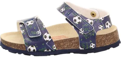 Produktbild von Superfit Kinder Pantolette Fussbettpantoffel Blau 38