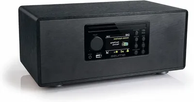 Productafbeelding van Micro Systeem - Stereo Installatie CD - Muziek Luisteren - NFC Automatisch Koppelen - 60 Watt - Donkergrijs