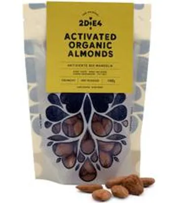Produktbild von 2DiE4 Live Foods: Aktivierte Mandeln (100g)