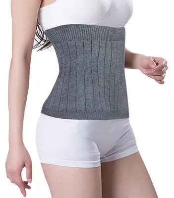 Immagine prodotto di iNelihoo Riscaldatore addominale in cashmere morbido, riscaldatore lombare termico, riscaldatore per la zona addominale
