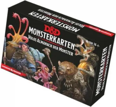 Produktbild von Mearls, M: D&D: Monsterkarten - Volos Almanach der Monster