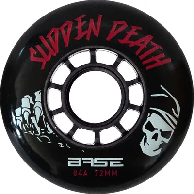 Produktbild von Base Sudden Death 72mm/84a Hockey-Rolle Inline-Skate-Rolle Inline-Skate-Wheel