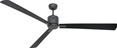 Produktbild von Energiespar Deckenventilator Eco Neo III 180 cm Basaltgrau Flügel Schwarz / Teak mit Fernbedienung