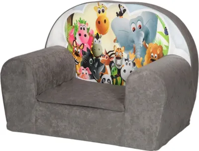 Produktbild von Dětské křesílko ZOO - Šedá