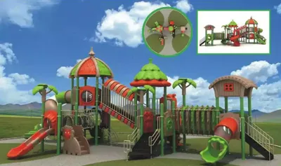 Obrázok produktu pre Detské ihrisko Veža Šmýkačka Šplhacia veža Detská plastová hracia veža Detské ihriská