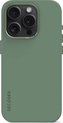 Zdjęcie produktu dla Etui MagSafe do Apple iPhone 15 Pro Max - Etui na tył Silikonowe Decoded - Sage Leaf