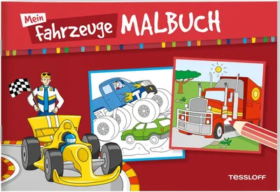 Produktbild von Mein Fahrzeuge-Malbuch: Malspaß für Kinder ab 5 Jahren (Malbücher und -blöcke)