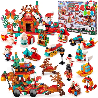 Productafbeelding van Adventskalender met kerstdecoratieset