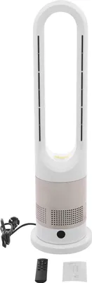 Produktbild von Blattloser Heiz- & Kühlventilator - Turmventilator - 1200 W - 8 Geschwindigkeiten - LED-Display - Timer >8 h - Gold