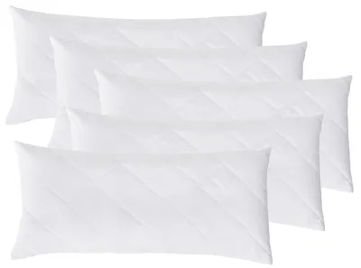 Produktbild von 5er Set Kopfkissen, 40x90 cm, 470 g, weiß
