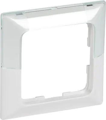 Produktbild von Legrand Creo Rahmen mit Beschriftungsfeld 1-fach Ultraweiß Pro21 776209