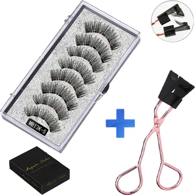 Produktbild von INF Magnetische Wimpern 8 Stück 2 Paare MB13K-5 - Einfache Anwendung