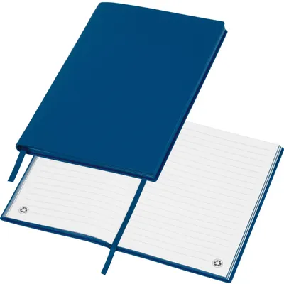 Produktbild von Notizbuch / DIN A5 / 264 Seiten liniert / Cover aus Soft Polyurethan/ Farbe: dunkelblau