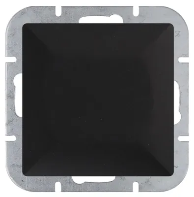 Immagine prodotto di Interruttore Unipolare Perla P/T Nero Opaco