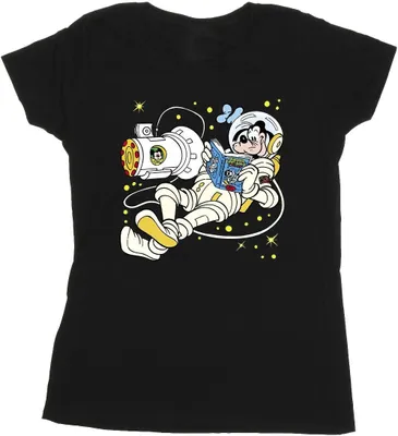 Produktbild von Disney - "Reading In Space" T-Shirt für Damen BI33615 (M) (Schwarz)