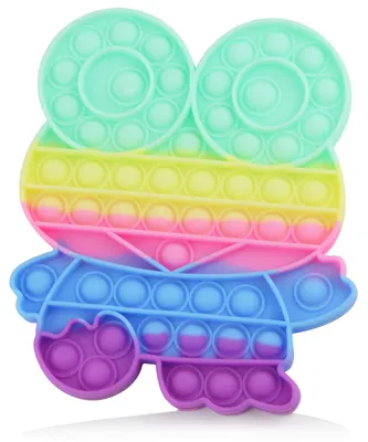 Produktbild von Push Pop Anti-Stress Spielzeug, Fidget Toy für Kinder und Erwachsene, Gadget Bubble Sensory Toy, Rakete