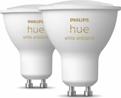 Produktbild von Philips Hue Set GU10 BT 2er 5W 350lm White Ambiance