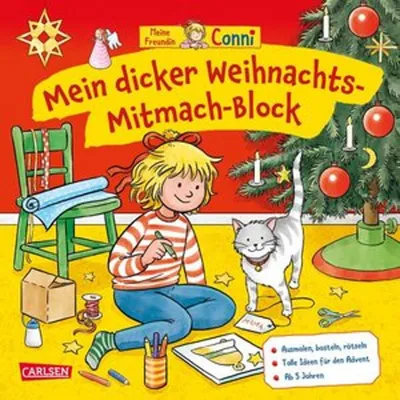 Obrázek produktu pro Conni Gelbe Reihe (Beschäftigungsbuch): Mein dicker Weihnachts-Mitmach-Block