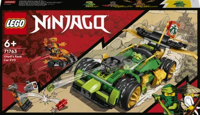 Obrázok produktu pre LEGO 71763 NINJAGO Lloydovo pretekárske auto EVO, hračka auta od 6 rokov s figúrkami pretekárskeho auta a hada