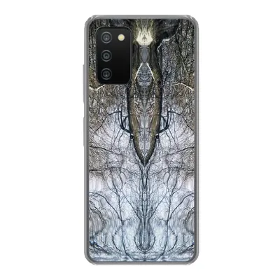 Produktbild von MuchoWow® Handyhülle Schutzhülle Hülle für Samsung Galaxy A03s Baum - Kunst - Psychedelisch Silikon Softcase Handy Hülle - Schutz
